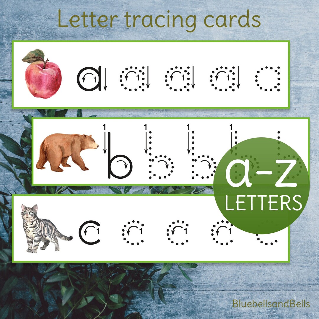 Preschool Printable Letter Tracing. Handwriting Preschool Practice. - Etsy