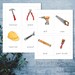 Tools Printable Flashcards. Toddler Montessori Printable. Preschool ...