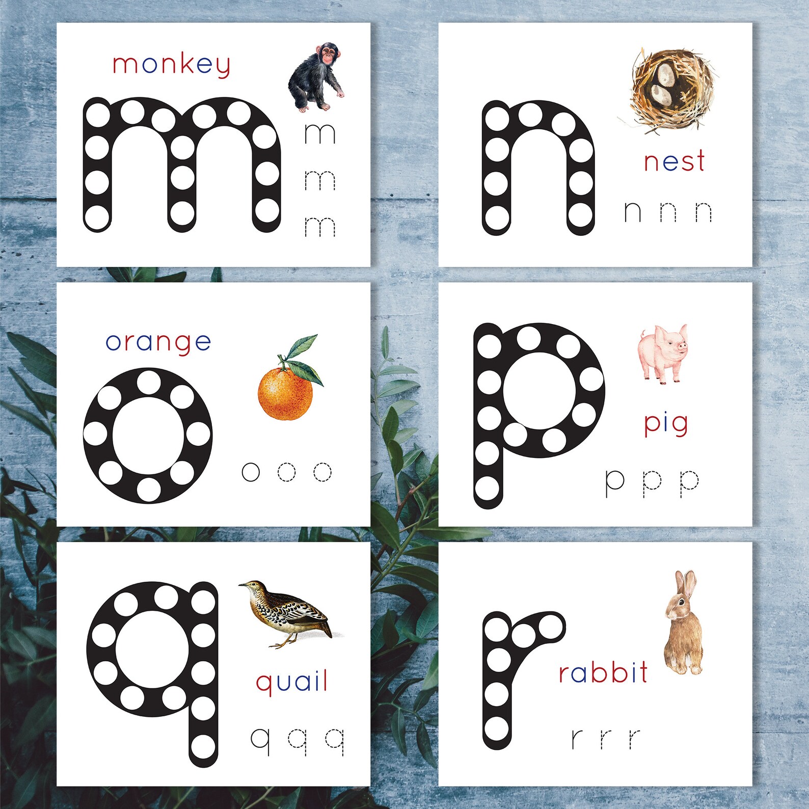 Do a Dot Printable Letter Worksheets. Montessori Toddler - Etsy