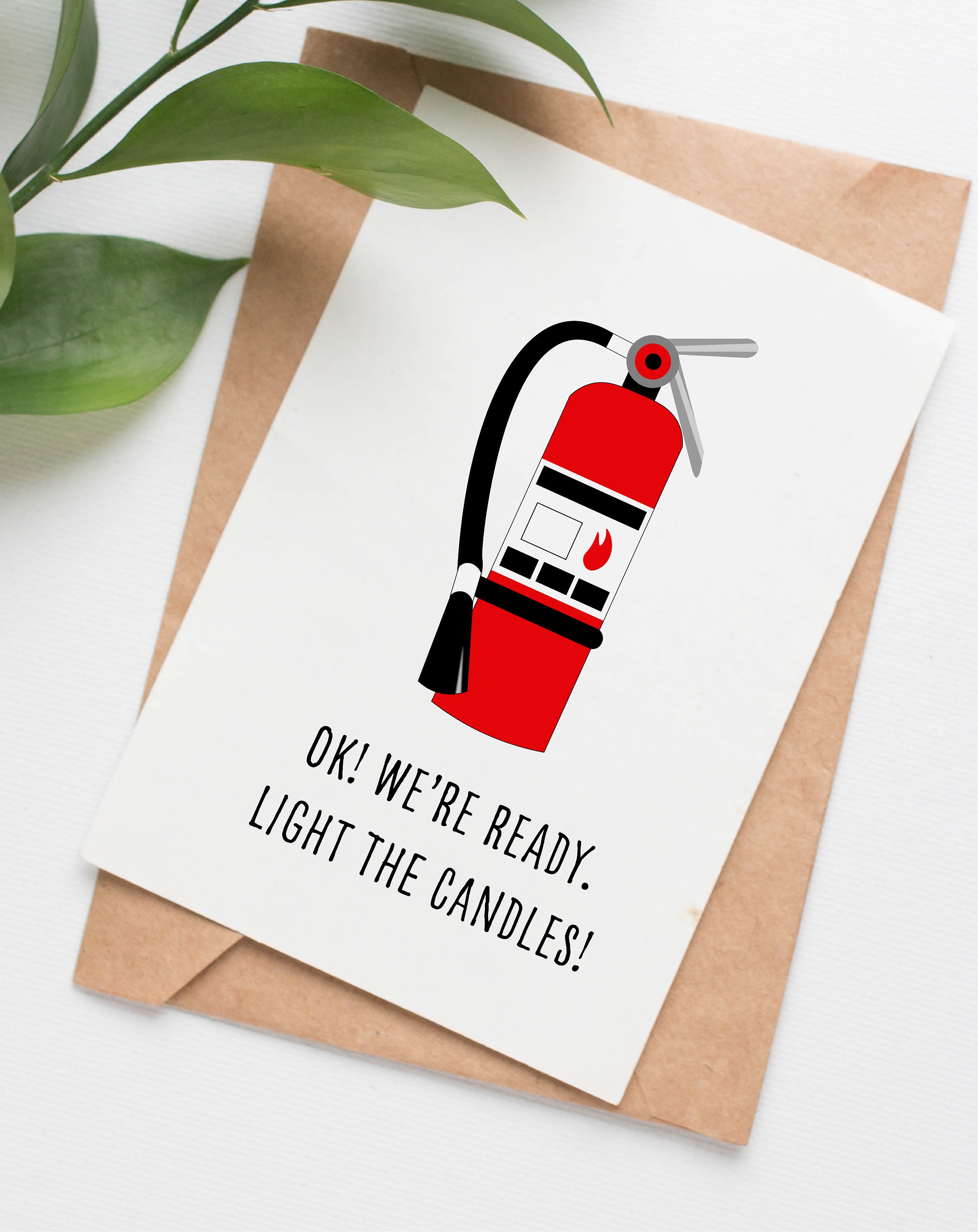 Fire Extinguisher Funny Birthday Card for Mom 60th Birthday Etsy Canada