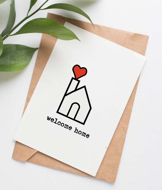 Home Card for New Homeowners Congratulations Card Etsy
