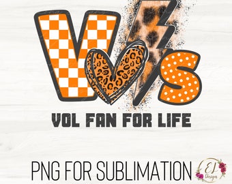 Tennessee Vols PNG | Vol Fan for Life | VFL Png | Tennessee Png | Tennessee Volunteers Png | UT Vols Png