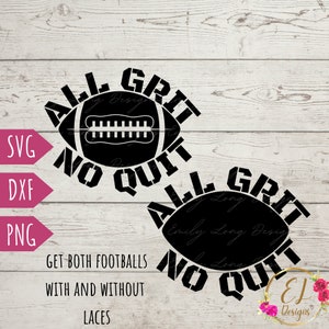 Football SVG Bundle | All Grit No Quit Svg | Football Mom SVG | Powderpuff Football SVG | Football Helmet Svg | Sports Svg Png Dxf