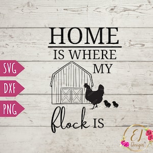 Chicken Farm SVG | Chicken Coop SVG | Farmhouse Decor Svg | Life is Better With Chickens SVG | Farm Life Svg | Farm Svg | Home Sign Svg