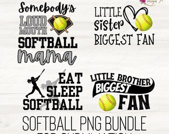 Softball PNG file | Softball Mama Png | Softball Sister png | Softball Brother Png | Family Softball Shirts | Eat Sleep Softball Png