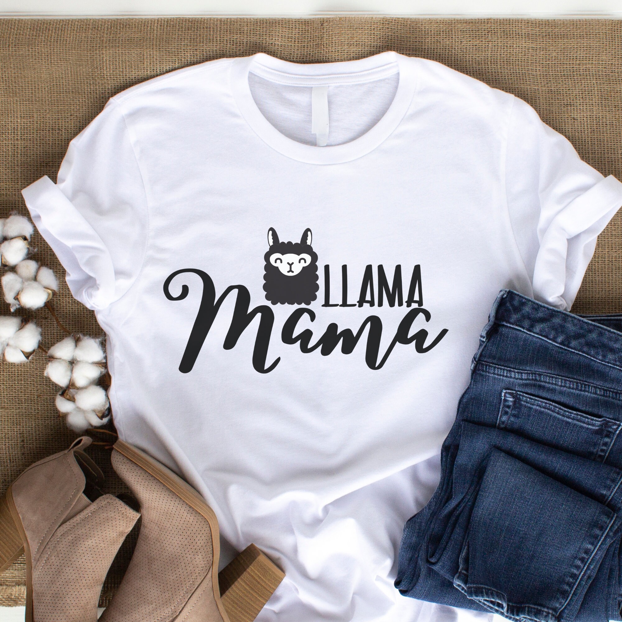 Download Mama Llama SVG Bundle Baby Llama SVG Mommy and Me SVG | Etsy