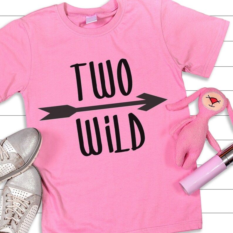Download Two Wild SVG 2nd Birthday Shirt SVG DXF Cut Files Arrow ...