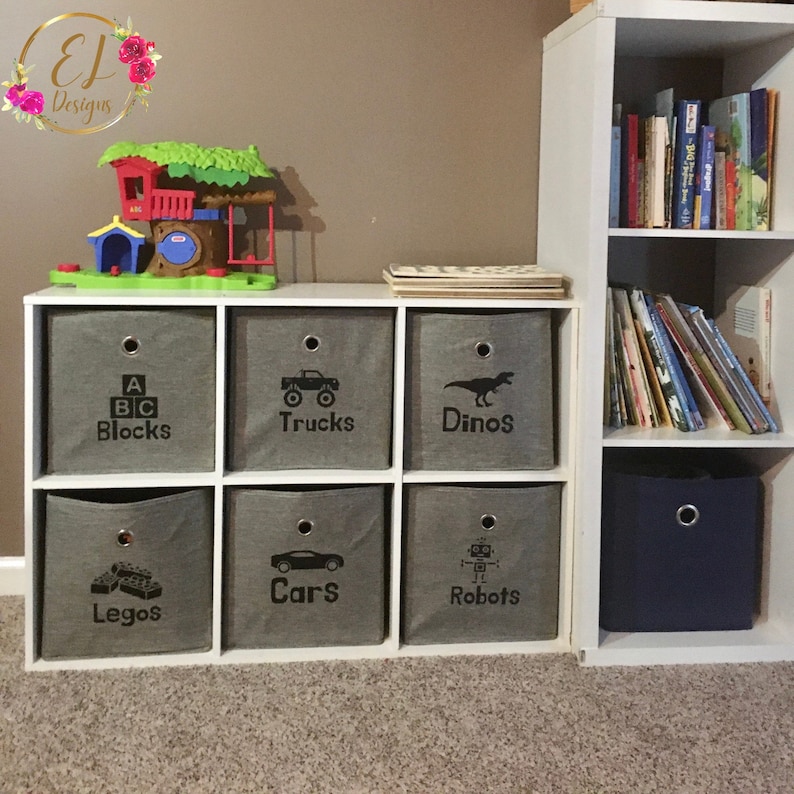 Boys Toy Bin Labels SVG Playroom Labels SVG Toy Labels Etsy