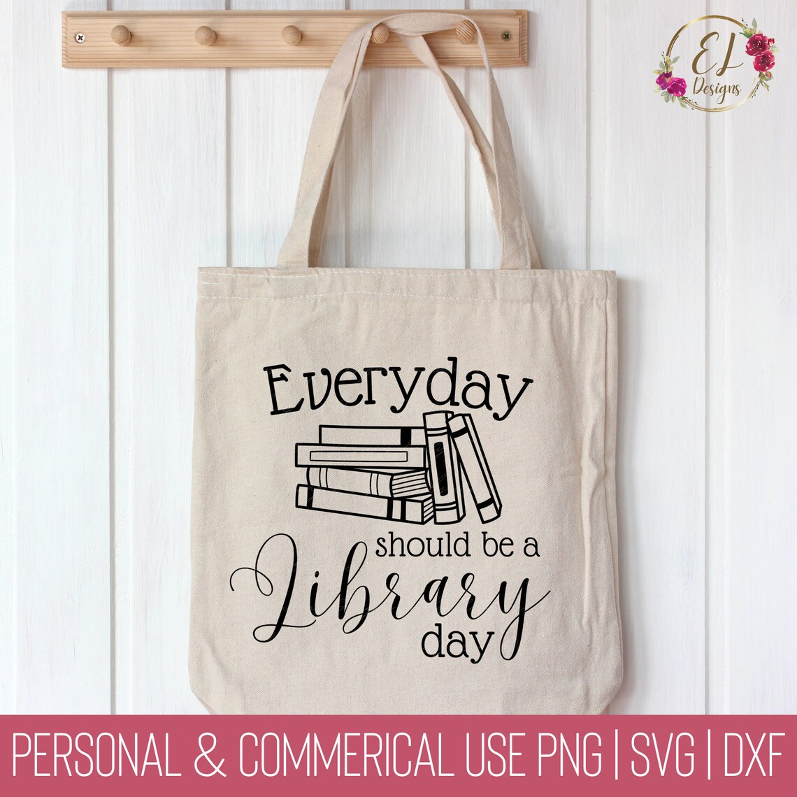Book Lover Svg Bundle Library Bag Svg Just One More - Etsy