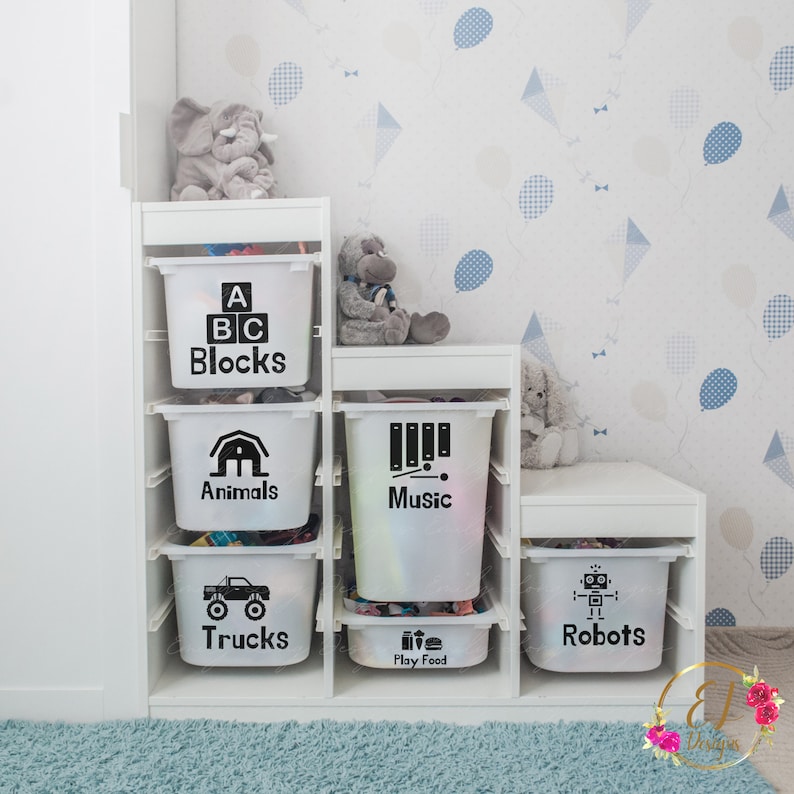 Toy Bin Labels Svg Mega SVG Bundle Playroom Labels SVG Etsy