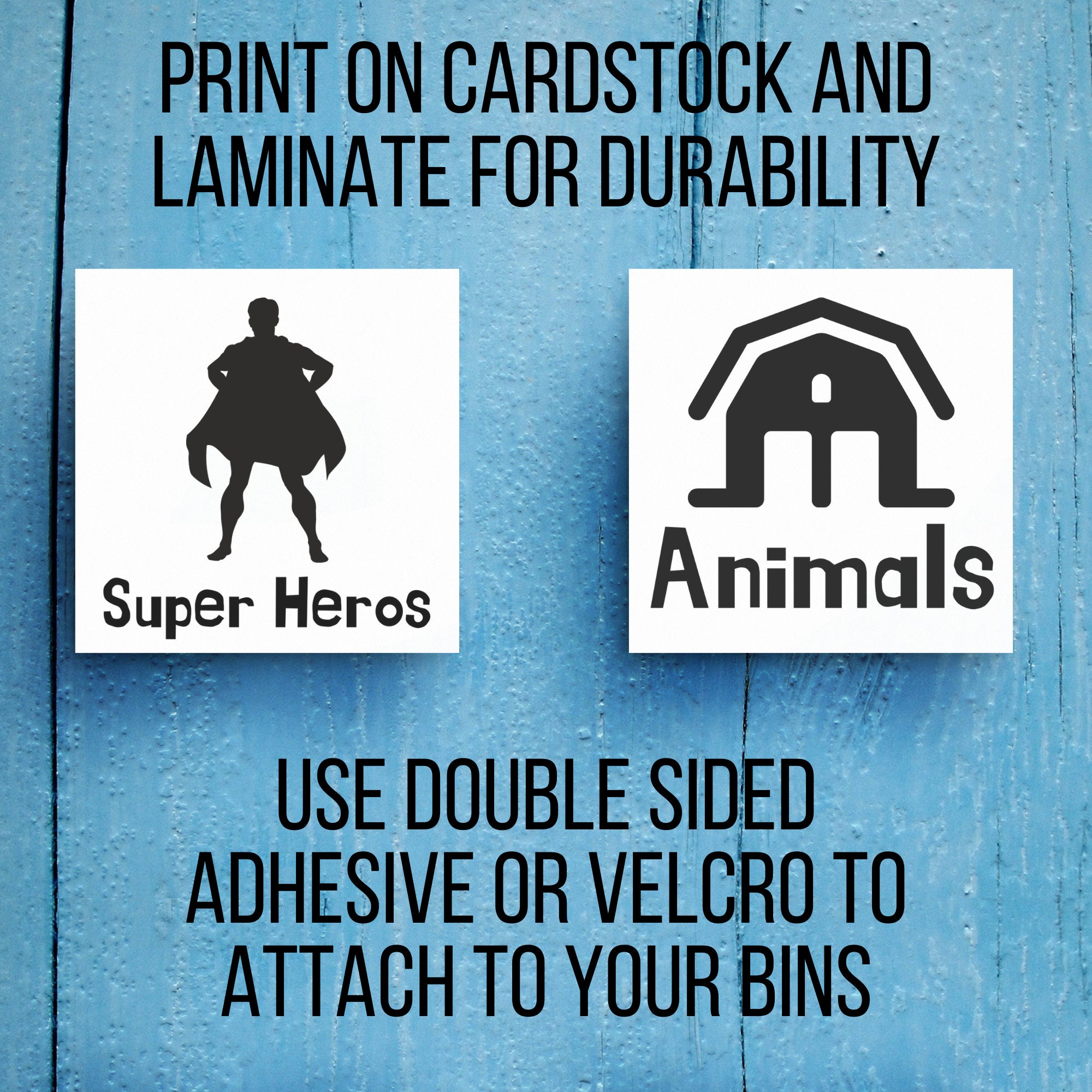 Printable Toy Bin Labels Boys and Girls Toy Box Labels Toy - Etsy