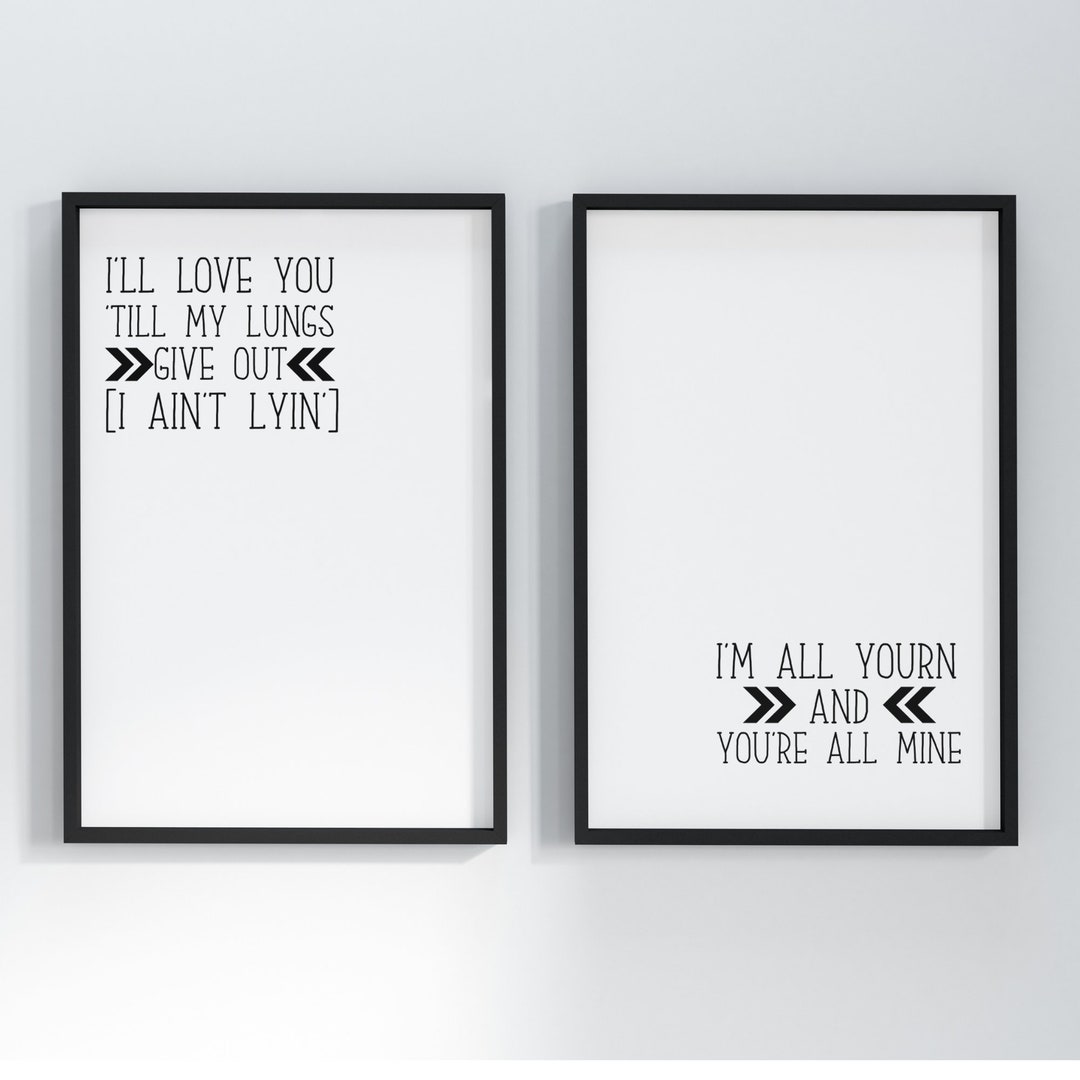 I Love You In Tyler Childers Lyrics Poster for Sale by obiwankenabi2