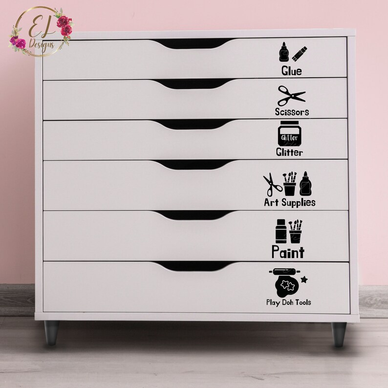 Kids Arts and Crafts Labels Art Supplies Svg Craft Room Etsy