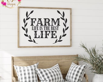 Boerderijleven Svg | Boerderij tekenen Svg | Boerderij Svg | Boeren SVG | Het leven is beter op de boerderij SVG | Boerderij SVG | Huis teken Svg | Boerderij decor