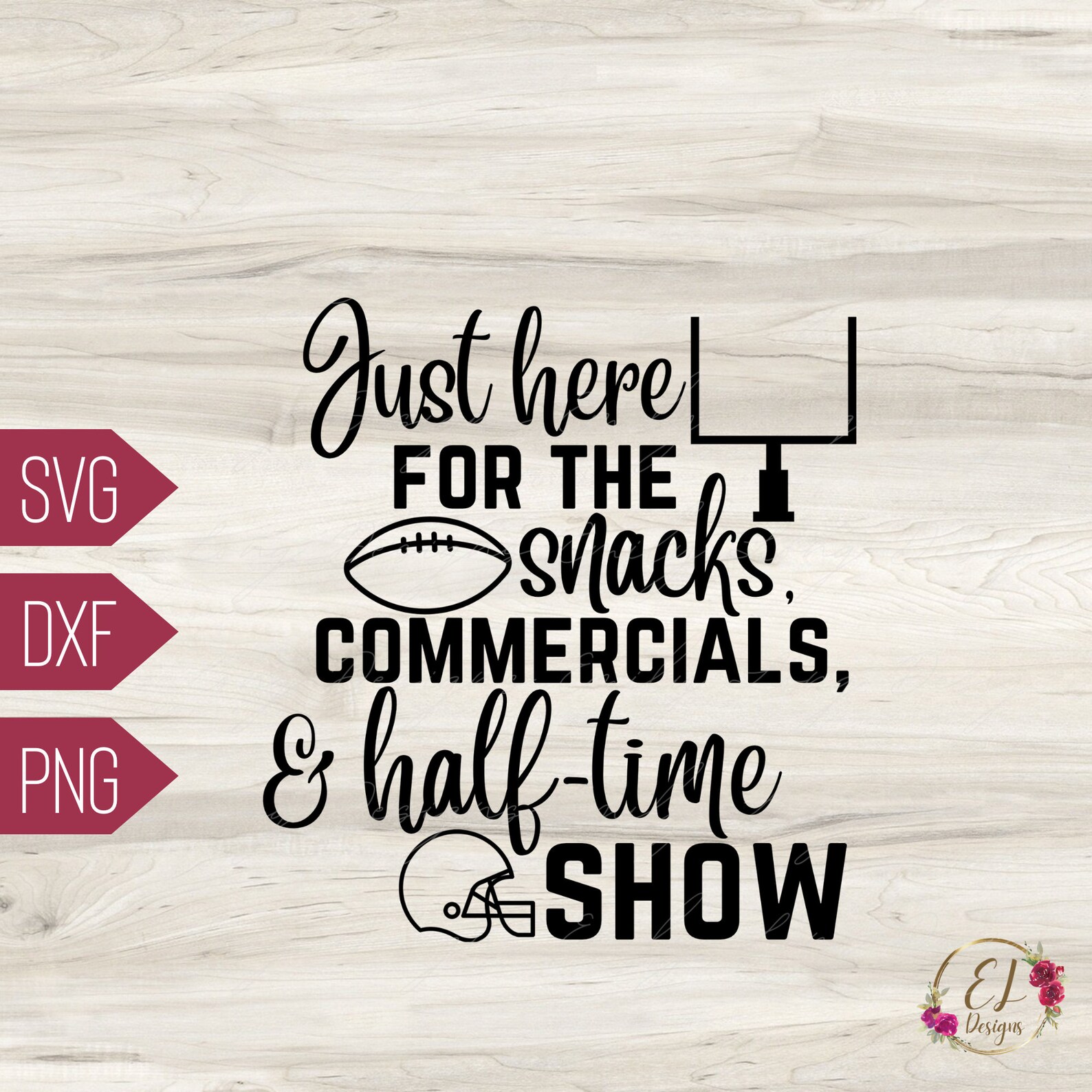 Superbowl 2023 SVG Just Here for the Snacks Svg Halftime Etsy