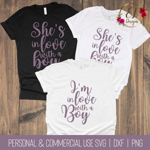 Bruidsfeest shirt SVG bundel | Ze is verliefd op de jongen Svg | Ik ga met die jongen trouwen op een dag Svg | Songteksten SVG | Liefdeslied uit de jaren 90