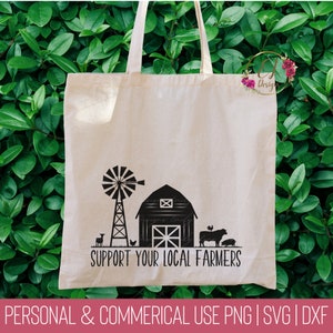 Steun uw lokale boeren Svg | Lokale boeren shirt | Steun lokale boerderijen Svg | Homesteader-Svg | Homesteader-png | Boerenmarkt Svg