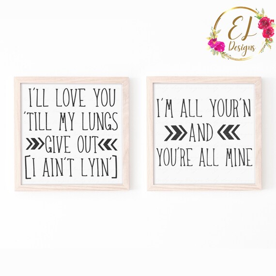 Song Lyrics Svg Bundle Tyler Childers All Yourn Svg Etsy