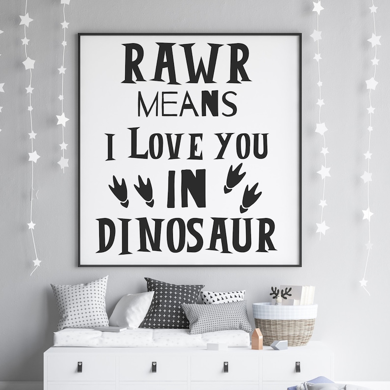Download Dinosaur SVG Rawr Means I love You in Dinosaur SVG | Etsy