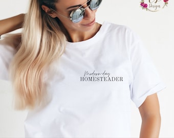 Moderne Homesteader SVG | Homesteader-svg | Hoeve SVG | Boerderijleven Svg | Hoeve Png | Achtertuinboer | Hoeve shirt SVG