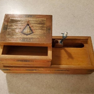 Cigarette Dispenser - Vintage Rolled Cigarette Dispenser from Japan