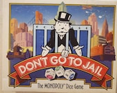 Don 39 t Go To Jail - Parker Brothers - 1991 - Vintage Dice Game