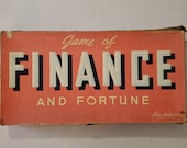 1936 Finance and Fortune Game - Vintage Board Game