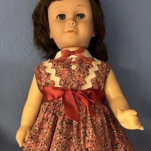Vintage Chatty Cathy Brunette Blue Eyed Doll. NO VOICE