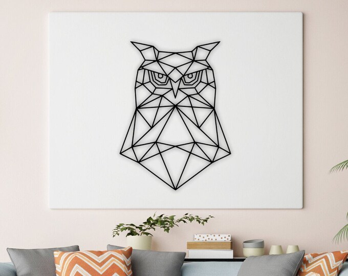 Animal Geometric Metal Wall Art, Animals Wall Decor, Metal Wall Decor, Kid's Room Decor, Living Room Decor, Office Decor, Nursery Decor, Art