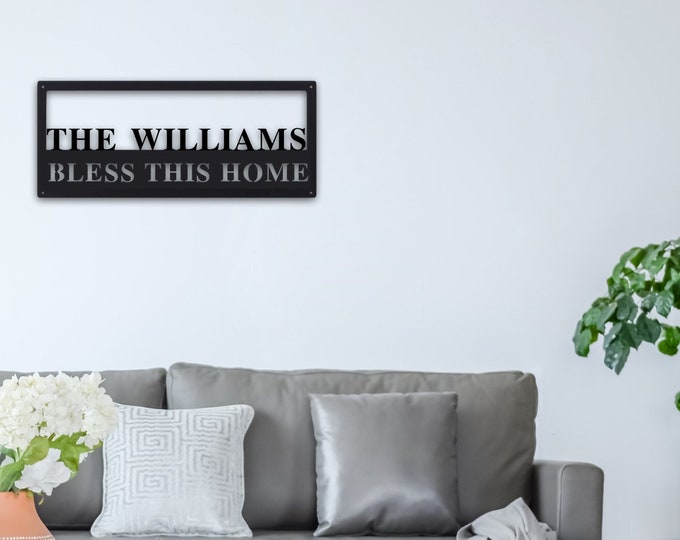 Custom Metal Name Sign, Personalized Metal Sign, Metal Signs Personalized, Outdoor Signs, Family Name Sign Metal, Last name Metal Sign, Gift