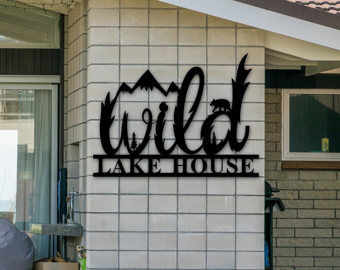 Metal Welcome Sign, Outdoor Welcome Sign, Housewarming Gift, Realtor Closing Gift, Welcome Sign, Home Metal Welcome Sign, Wedding Gift