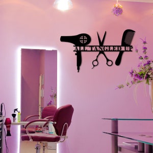 Large Comb Decor Hairdresser Gift Salon Art Decor Hair Salon Decor Barber Decor Salon Decoration Beauty Shop Decor Beauty Salon Decor Sign