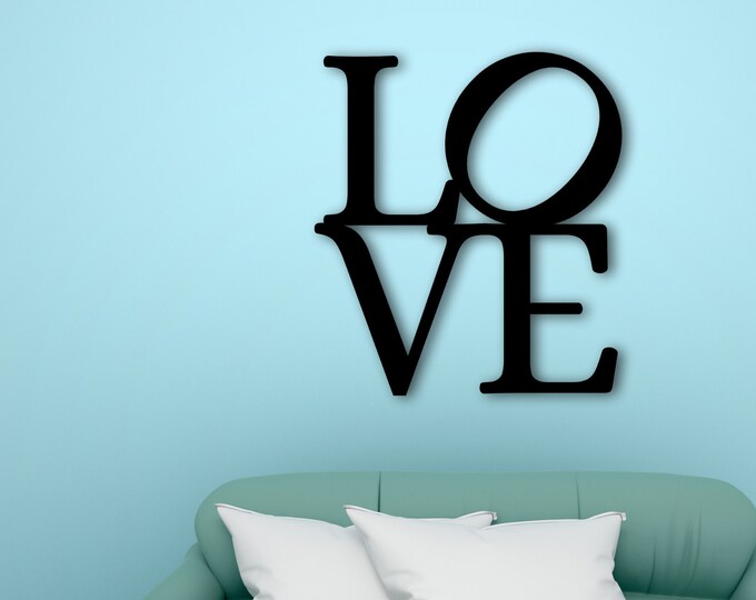Metal Love Decor, Custom Peace Gift, Custom Peace Love Sign, Hippie Metal Decor, Love Decor, Custom Metal Home Decorations Wacky Hippie Love