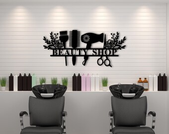 Hair Salon Decor Etsy