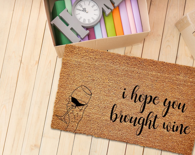 Front Door Mat, Front Door Decor, Outdoor Rug, Porch Decor, Welcome Mat, Funny Mat, Closing Gift, Gift For Her, Topseller, Front Door Rug