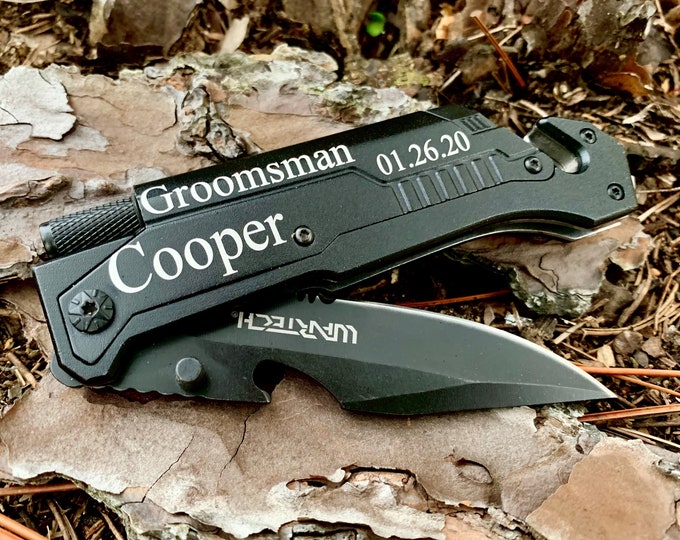 Engraved Pocket Knife for Dad, Fathers Day Gift for Dad, Gift for New Dad, Knife for First Father's Day Knife Gift from Wife, Daughter, Son