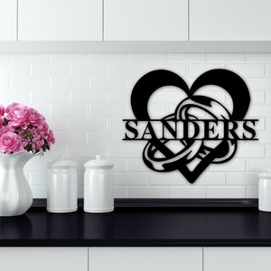 Mr & Mrs Sign Custom Wedding Name Sign Mr and Mrs Metal - Etsy