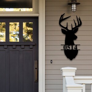 Metal Address Sign for House, Address Plaque, House Number Plaque, Metal Address Numbers, Address Plaque, Front Porch Decor, Metal Signs