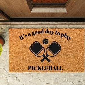 Funny Pickleball Doormat, Funny Pickleball Gift, Pickleball coach, I would but I have Pickleball, Pickleball Queen, Pickleball Player Gifts
