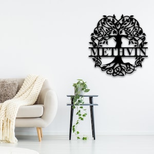 Personalized Tree of Life Wall Art Custom Tree of Life Wall Decor Tree of Life Sign Personalized Couples Gift Housewarming Gift Anniversary