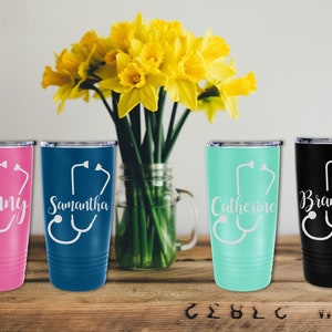 Personalized Tumbler, 20 OZ Tumbler, Custom Tumbler, Stainless Steel Mug, Laser Engraved Tumbler, Monogram Tumbler, Travel Mug, Insulated