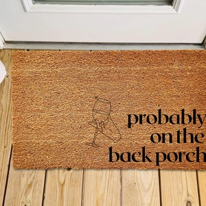 Double wide Welcome to the home of Mr. & Mrs. Awesome Pants™ doormat