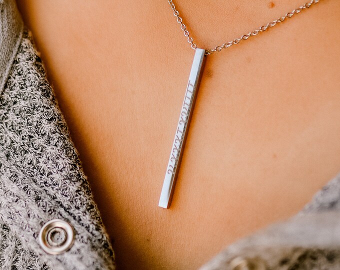 Name Necklace, Custom Name Necklace, Personalized Name Necklace, Bridesmaid Gifts, Valentines Day Gifts, Gift For Mom, Gift For Her, Ideas