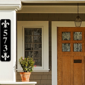 Modern House Numbers, Rectangle Custom House Numbers, Contemporary Home Address, Sign Plaque, Door Number, Multiple Color Options, Custom