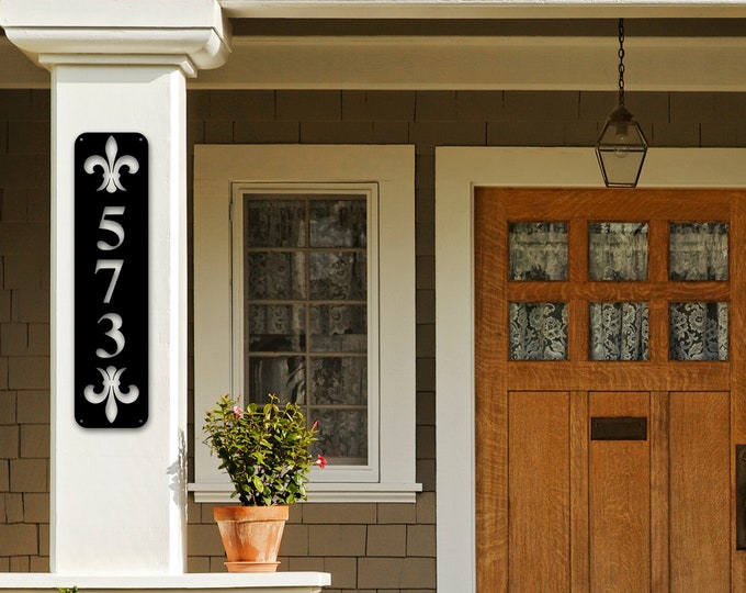 Modern House Numbers, Rectangle Custom House Numbers, Contemporary Home Address, Sign Plaque, Door Number, Multiple Color Options, Custom