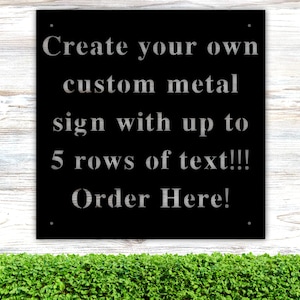 Metal Signs Custom, Personalized Metal Sign, Metal Signs Personalized, Customized Metal Signs, Custom Metal Sign, Custom Signs, Metal Sign