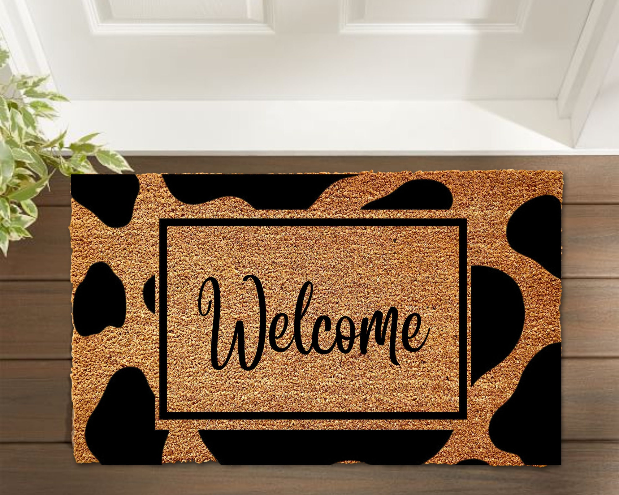 Barnyard Designs 'Welcome' Doormat Welcome Mat for Outdoors, Large