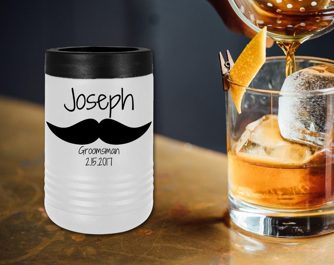 Custom Groomsmen Gift Ideas, Personalized Groomsman Beverage Holder, Beer Holders For Bachelor Party, Gifts for Groomsmen, Custom Gifts