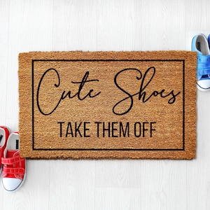 This Mat Really Ties The Porch Together Man, Funny Doormat, Welcome Mat, Funny Door Mat, Funny Gift, Home Doormat, Custom Doormat Funny