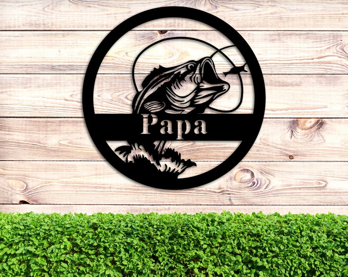 Personalized Name Sign, Custom Sign Laser Cut Metal, Father's Day Gift Ideas, Last Name Sign, Custom Children Name Sign, Home Decor Wall